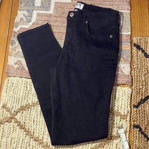 AGOLDE size 28 BLACK high rise skinny NWT